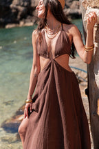 VESTA Chocolat - Robe Coton