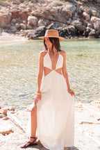 VESTA Écrue - Robe Coton