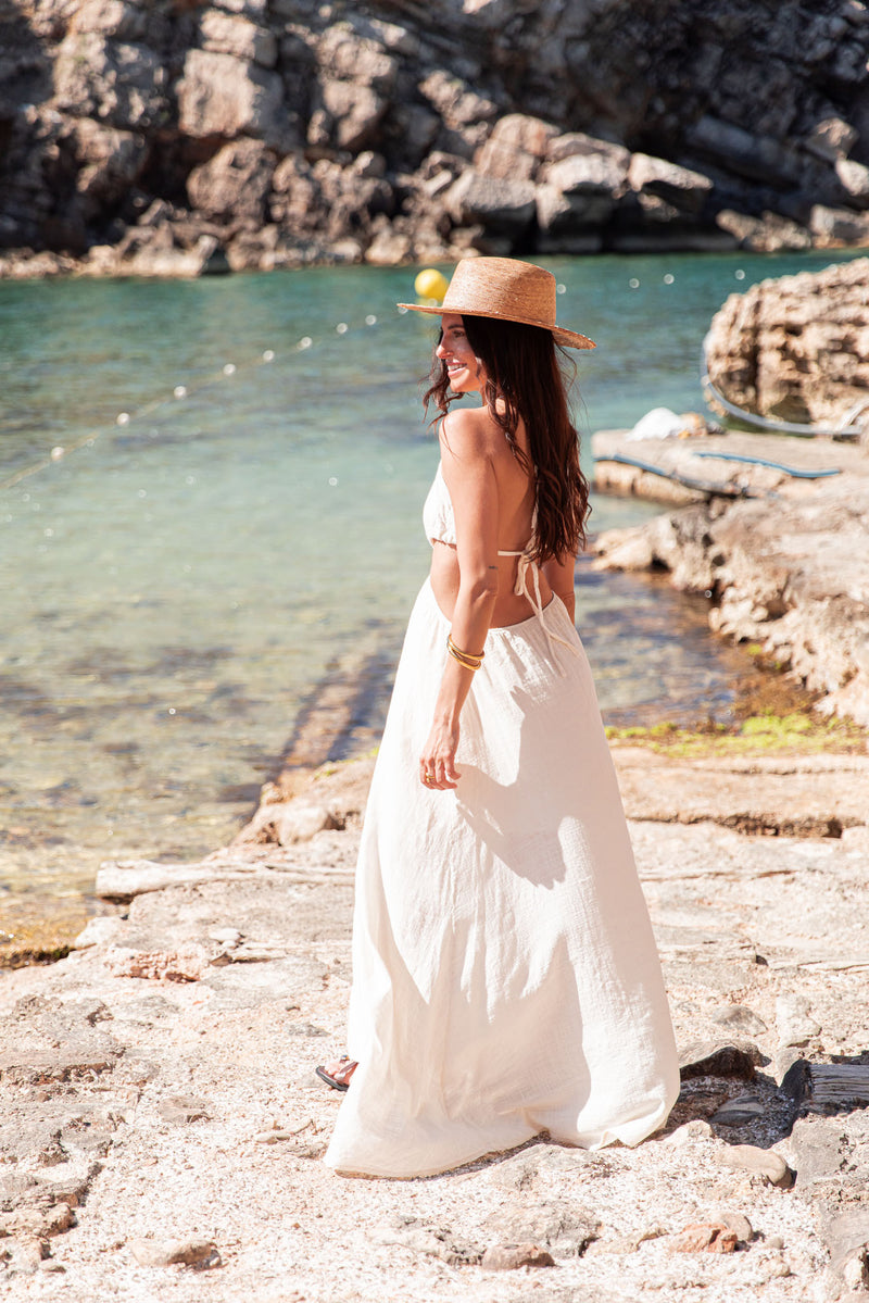 VESTA Écrue - Robe Coton