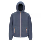 Veste À Capuche Zippée K-Way Jack Sherpa Polar Reversible - Gris Bleu