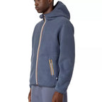 Veste À Capuche Zippée K-Way Jack Sherpa Polar Reversible - Gris Bleu