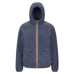 Veste À Capuche Zippée K-Way Jack Sherpa Polar Reversible - Gris Bleu