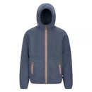 K-Way Jack Sherpa Polar Reversible Zip Hoodie - Gray Blue