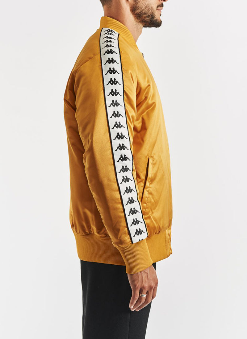 Kappa - Veste Bombers 222 Banda - Yellow Ochre-White - Homme