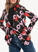 Moschino - Veste Blazer Imprimes Glaces - Pr.Ice-Cream Bl - Femme