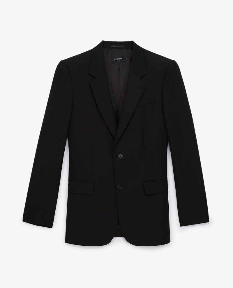 Chaqueta blazer de lana negra - Hombre