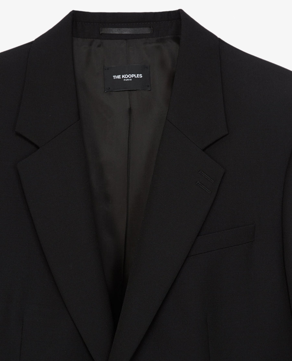 The Kooples - Veste Blazer Laine Noire - Homme