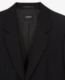 Chaqueta blazer de lana negra - Hombre
