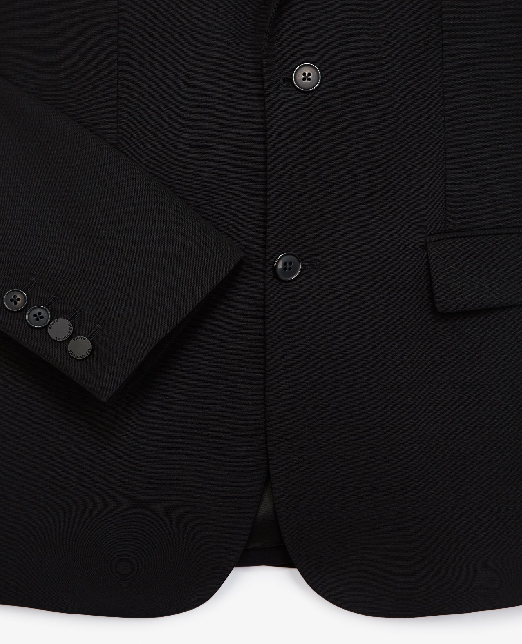 The Kooples - Veste Blazer Laine Noire - Homme