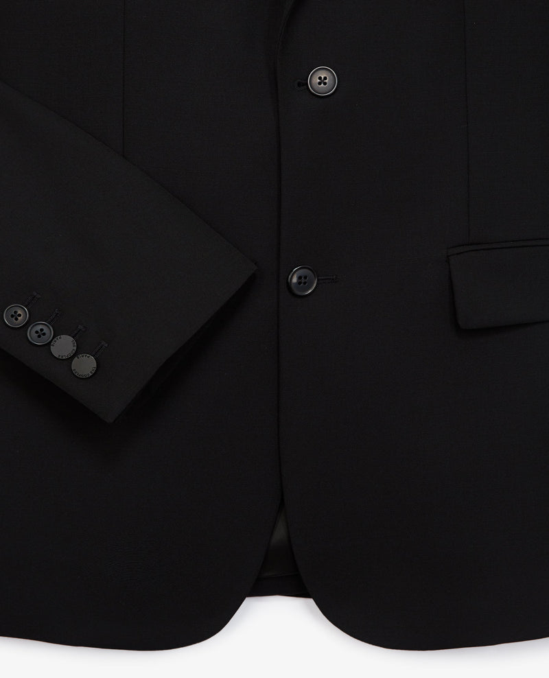 Chaqueta blazer de lana negra - Hombre