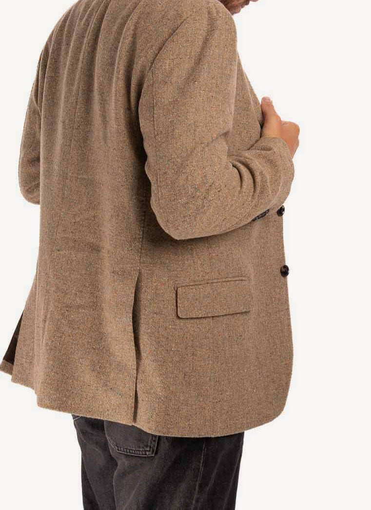 Trussardi - Veste Blazer Texturée - Brown - Homme