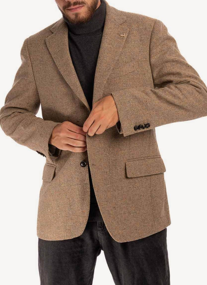 Trussardi - Veste Blazer Texturée - Marron - Homme