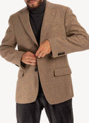 Trussardi - Veste Blazer Texturée - Brown - Homme