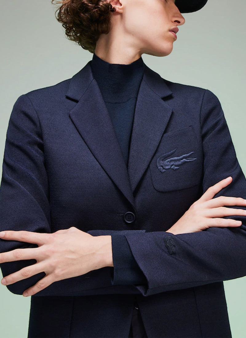 Lacoste - Veste Blazer - Marine - Femme