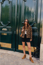 Charonne Velour Zebre Jacket