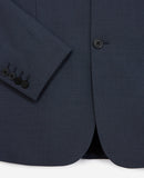 Chaqueta de traje entallada de lana azul pizarra - Hombre