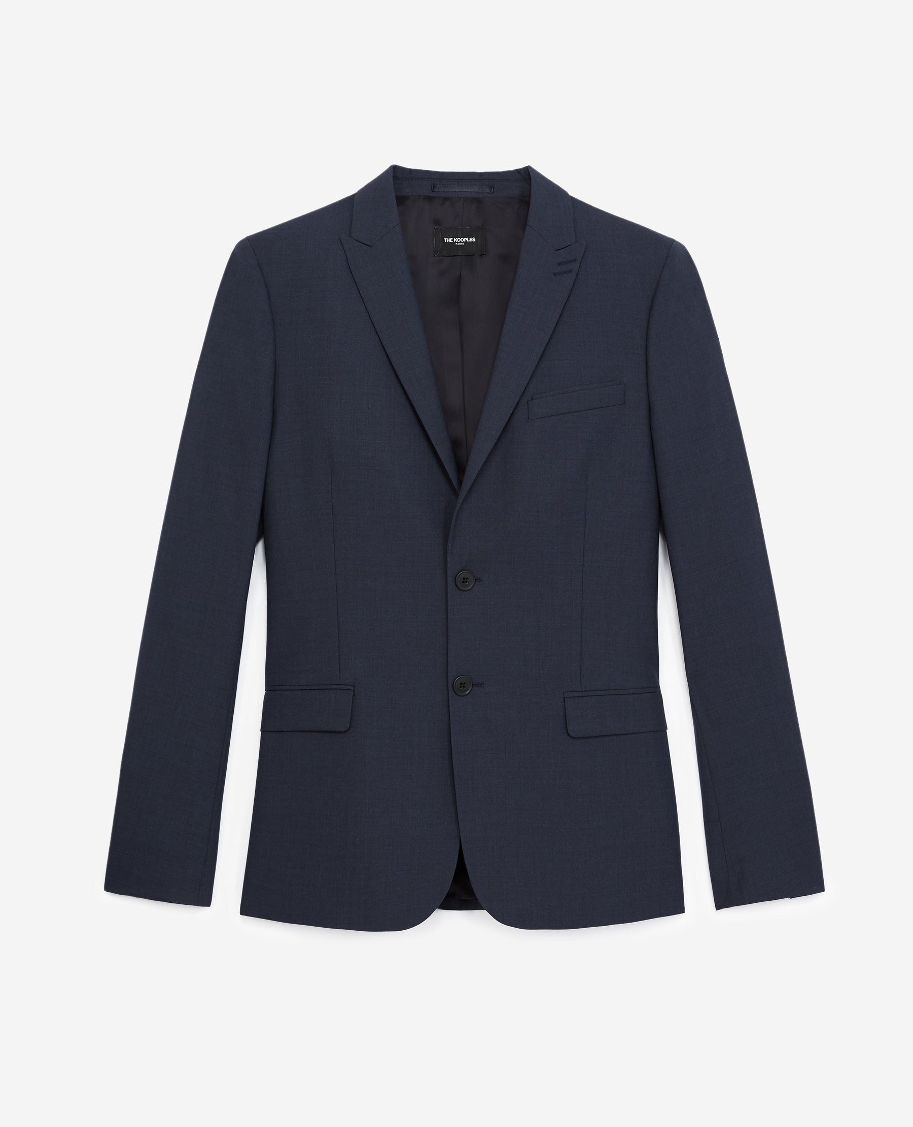 The Kooples - Slate Blue Slim Fit Wool Suit Jacket - Men