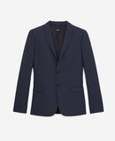 Chaqueta de traje entallada de lana azul pizarra - Hombre