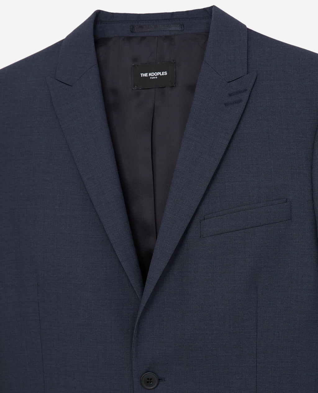 The Kooples - Slate Blue Slim Fit Wool Suit Jacket - Men