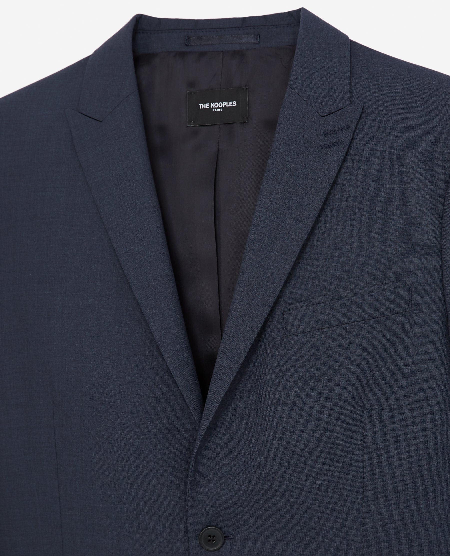 The Kooples - Slate Blue Slim Fit Wool Suit Jacket - Men