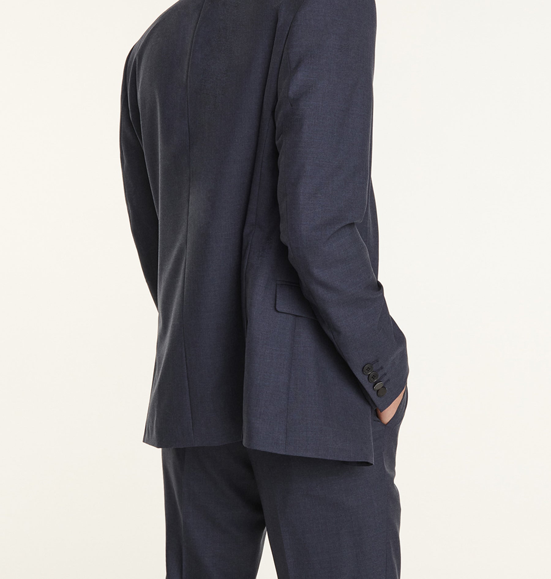 The Kooples - Slate Blue Slim Fit Wool Suit Jacket - Men
