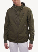 Blauer - Veste Courte A Capuche - Verde Pigna - Homme