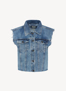 Guess - Veste Courte En Jean - Denim - Femme