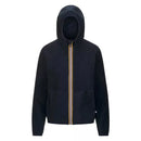 K-Way Lily Reversible Fleece Short Jacket - Navy Blue