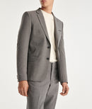 Chaqueta de traje gris ajustada - Hombre