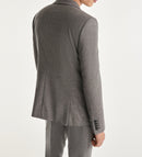 Chaqueta de traje gris ajustada - Hombre