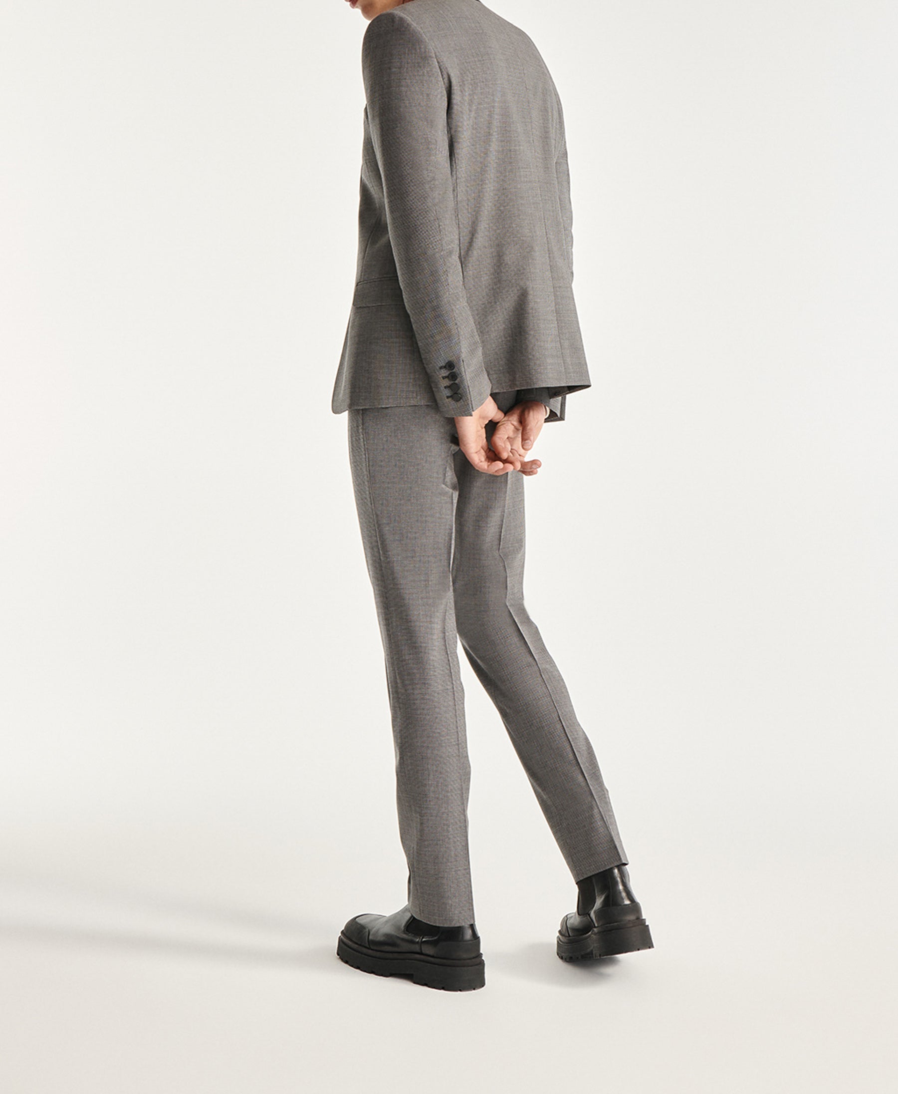 The Kooples - Veste De Costume Grise Coupe Fit - Homme
