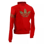 Adidas Originals Windbreaker Leopard Track Jacket - Red