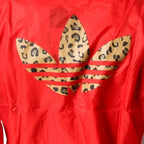 Adidas Originals Windbreaker Leopard Track Jacket - Red