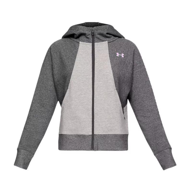 Veste De Survêtement Microthread Fleece Graphic Full Zip - Gris Foncé, Gris . - Femme