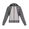 Veste De Survêtement Microthread Fleece Graphic Full Zip - Gris Foncé, Gris . - Femme