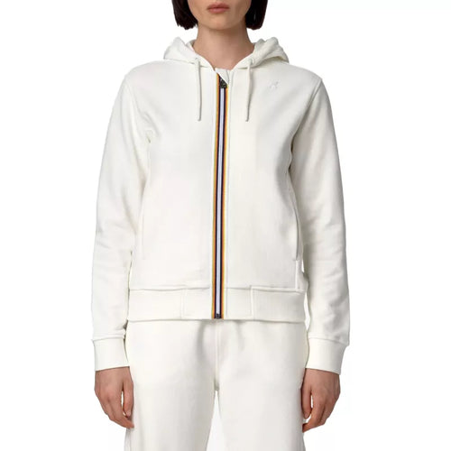 Veste De Survêtement K-Way Deline Peach Fleece - Blanc