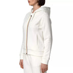 K-Way Deline Peach Fleece Tracksuit Jacket - White