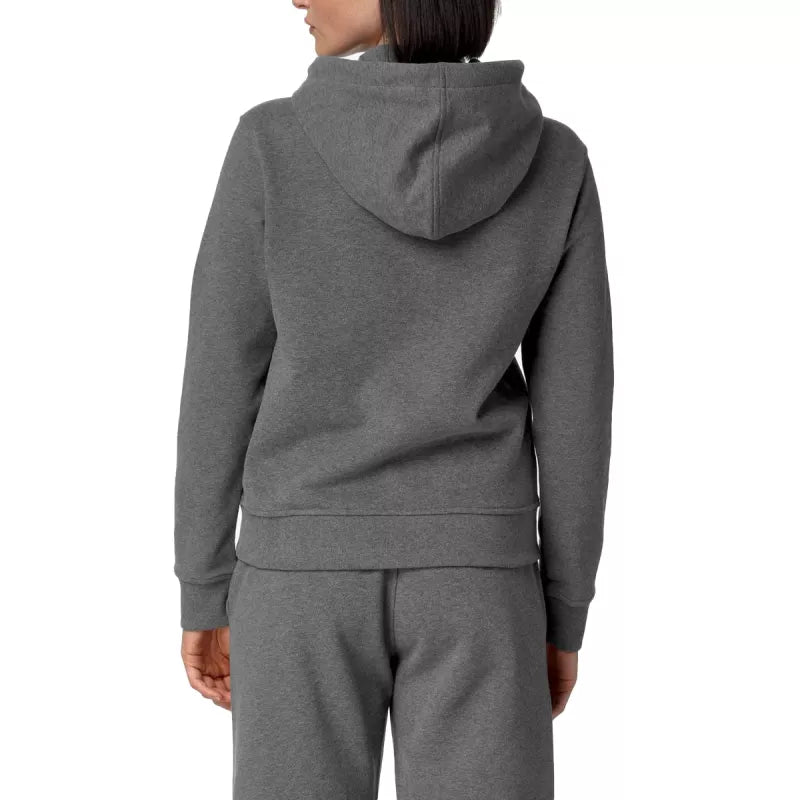 K-Way Deline Peach Fleece Track Jacket - Anthracite