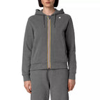 Träningsjacka K-Way Deline Peach Fleece – antracit