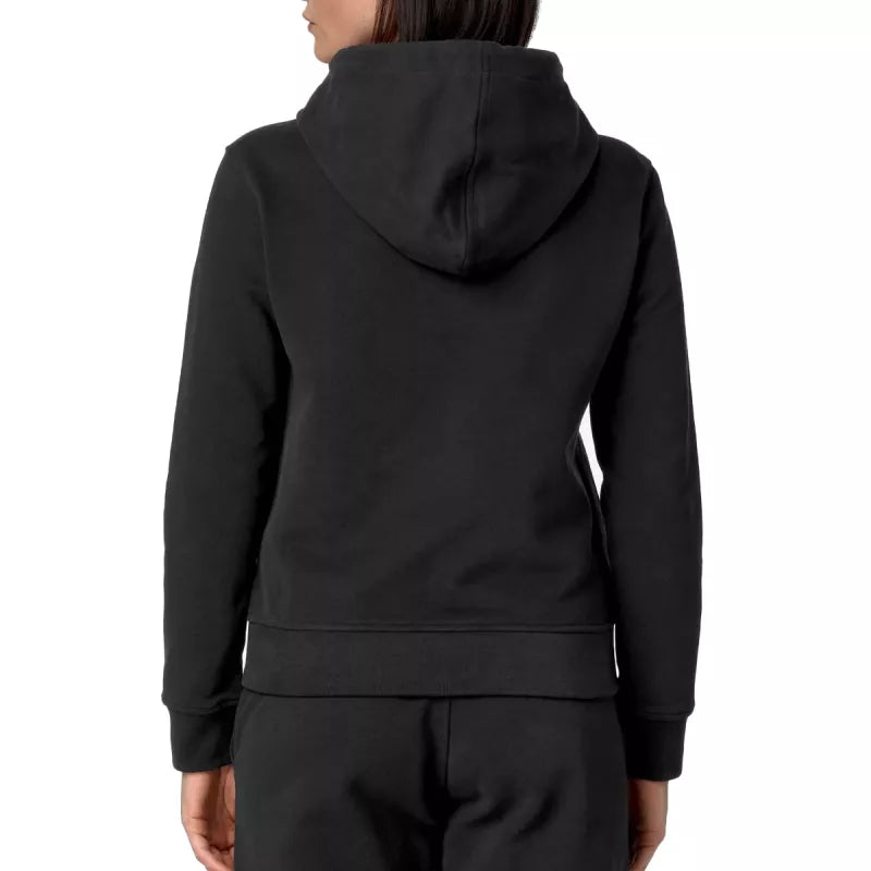 K-Way Deline Peach Fleece Track Jacket - Black