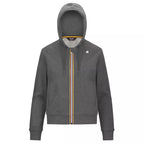Träningsjacka K-Way Deline Peach Fleece – antracit