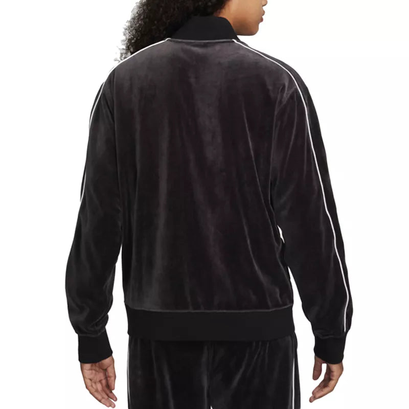 Veste De Survêtement Nike Nsw Club Velour - Noir/Blanc
