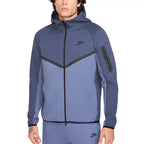 Veste De Survêtement Nike Tech Fleece Full Zip Hoodies - Bleu/ Bleu Marine