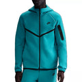 Veste De Survêtement Nike Tech Fleece Full Zip Hoodies - Turquoise, Noir