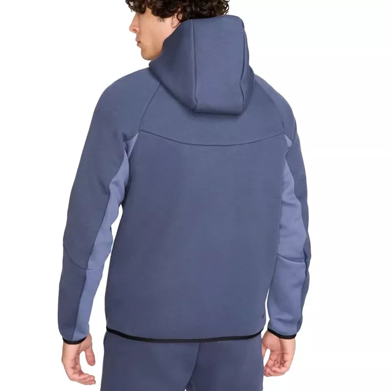 Veste De Survêtement Nike Tech Fleece Full Zip Hoodies - Bleu/ Bleu Marine