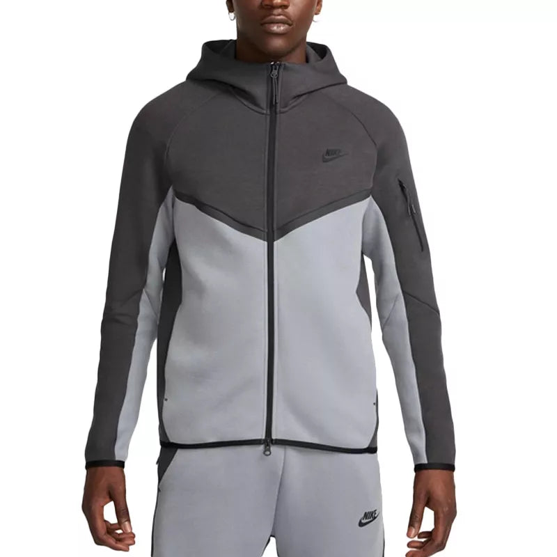 Nike Tech Fleece Full Zip Hoodie Track Jacket - Anthracite China