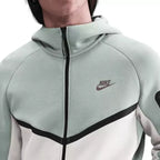 Veste De Survêtement Nike Tech Fleece Full Zip Hoodies - Verdeau / Blanc