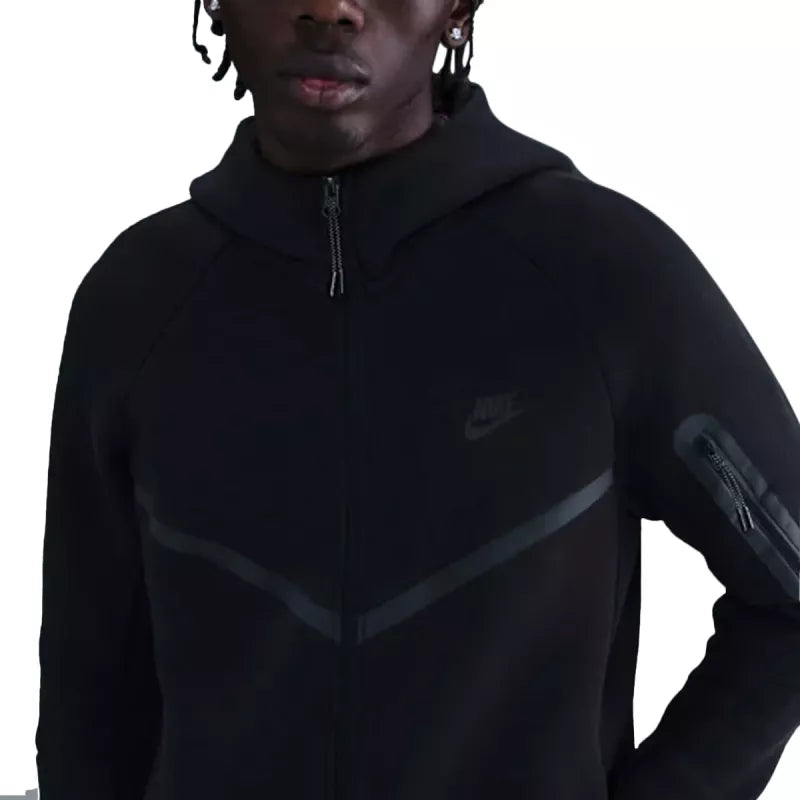 Veste De Survêtement Nike Tech Fleece Full Zip Hoodies - Noir