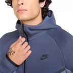 Veste De Survêtement Nike Tech Fleece Full Zip Hoodies - Bleu/ Bleu Marine