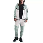 Veste De Survêtement Nike Tech Fleece Full Zip Hoodies - Verdeau / Blanc